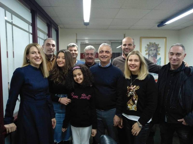 Κοπή βασιλόπιτας στο βουλευτικό γραφείο Τσαβδαρίδη