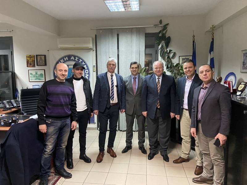 Στην Βέροια ο Γενικός Γραμματέας Δημόσιας Τάξης Κωνσταντίνος Τσουβάλας
