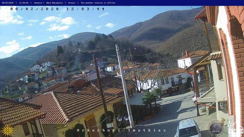 Νέος μετεωρολογικός σταθμός με live εικόνα στο Αρκοχώρι
