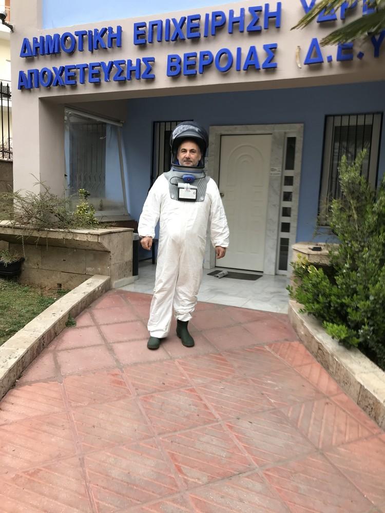 Προληπτική απολύμανση στο κτήριο της ΔΕΥΑΒ