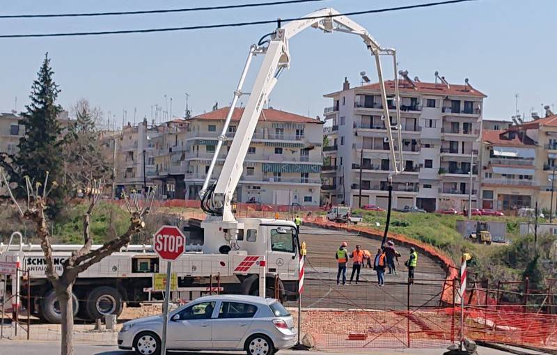 Ξεκίνησε η σκυροδέτηση στην Γέφυρα Κούσιου