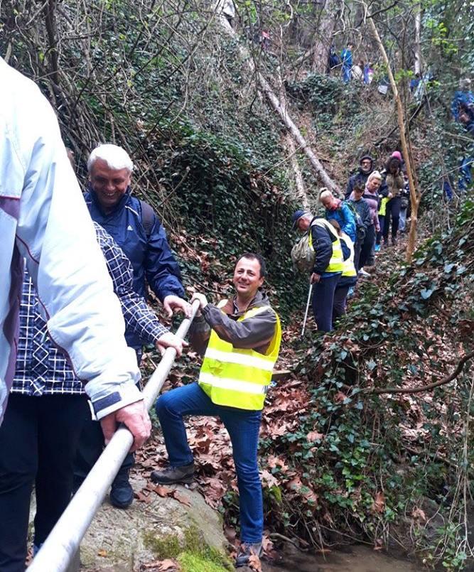 Απόλαυσαν τον περίπατο στον Τριπόταμο