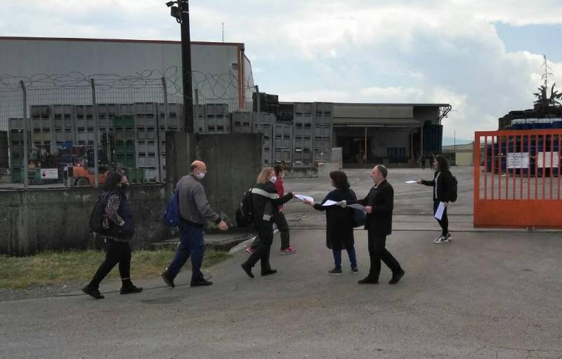 Κινητοποίηση του ΠΑΜΕ σε Βέροια, Αλεξάνδρεια