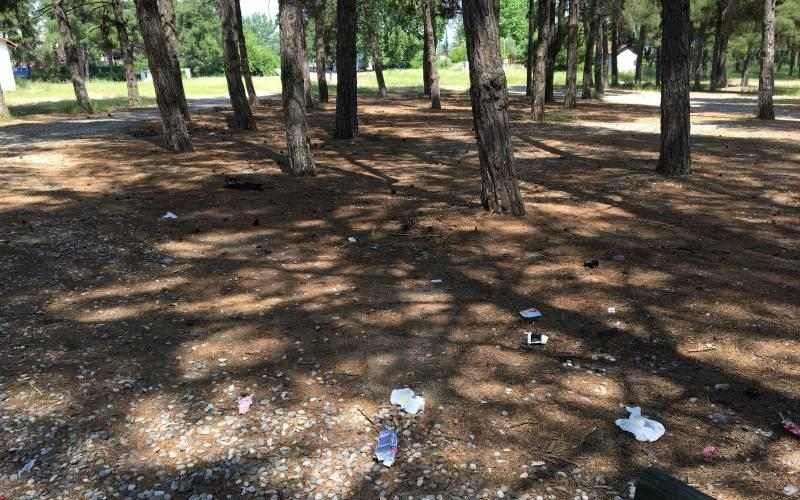 Χρειάζεται φρεσκάρισμα το άλσος στο Φράγμα