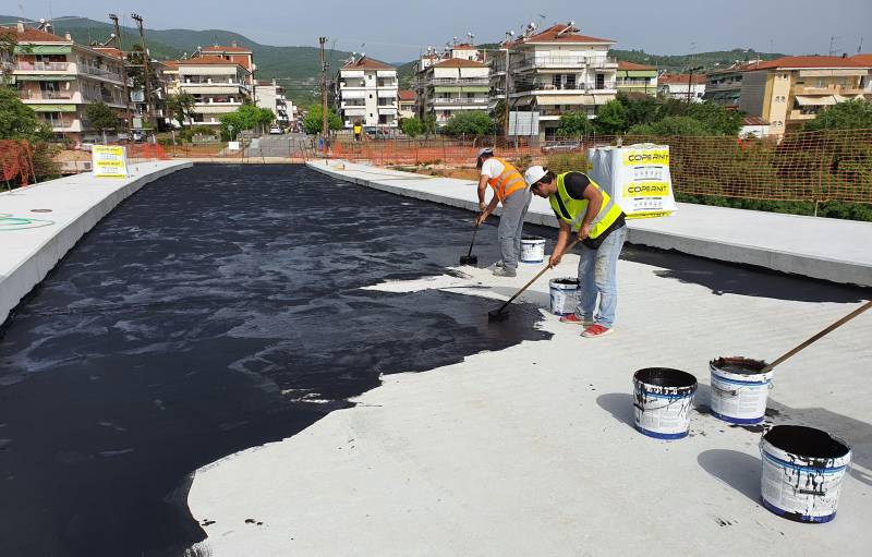 Εργασίες μόνωσης στην Γέφυρα Κούσιου