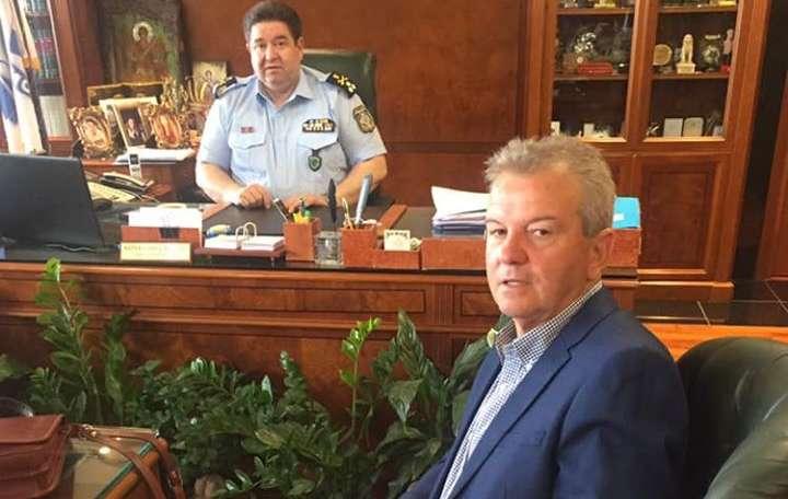 Με τον αρχηγό της ΕΛΑΣ συναντήθηκε ο Απ. Νεστορόπουλος για θέμα ασφαλείας του πολίτη στην Ημαθία