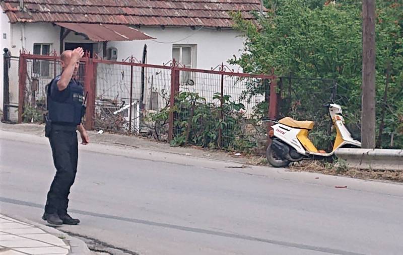 Σύγκρουση ΙΧ με σκούτερ στον Προμηθέα