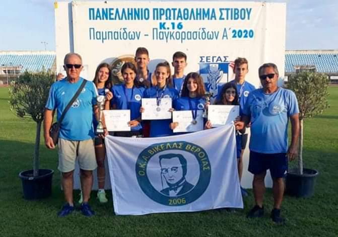 Με διακρίσεις συνέχισε και την Κυριακή στο Πανελλήνιο πρωτάθλημα Παμπαίδων και Παγκορασίδων ο Βικέλας
