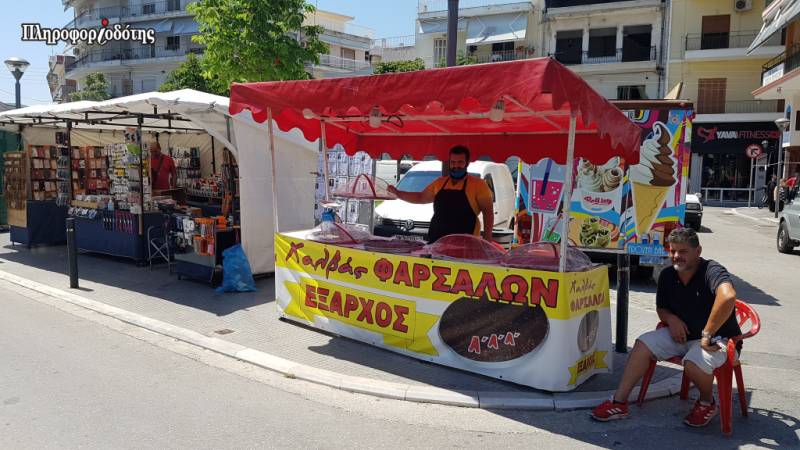 Ετοιμάστηκαν οι μικροπωλητές για το πανηγύρι του Αγίου Αντωνίου