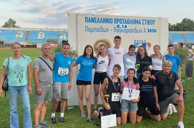 Τρία μετάλλια η ΓΕ Νάουσας στο Πανελλήνιο πρωτάθλημα κ16