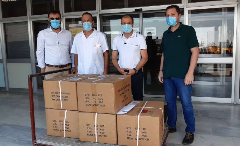 Νοσοκομείο Βέροιας: Δωρεά 10.000 μασκών από την εταιρεία Παπαστράτος