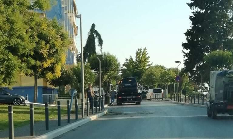 “Στούκαρε” στο ίσιωμα στην οδό Ανοίξεως