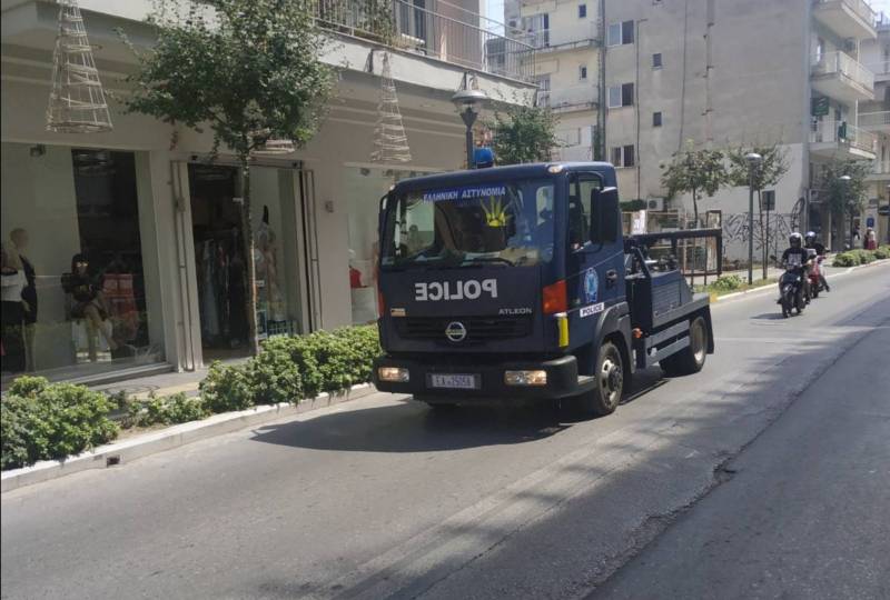 Καθημερινές από σήμερα οι εξορμήσεις του γερανού της αστυνομίας στην Βέροια