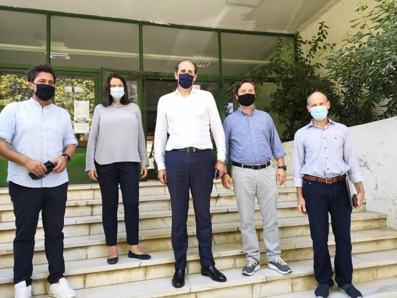 Επίσκεψη της Υπουργού Παιδείας κ. Νίκης Κεραμέως στο 1ο ΕΠΑΛ Νάουσας και στο Κέντρο Περιβαλλοντικής Εκπαίδευσης