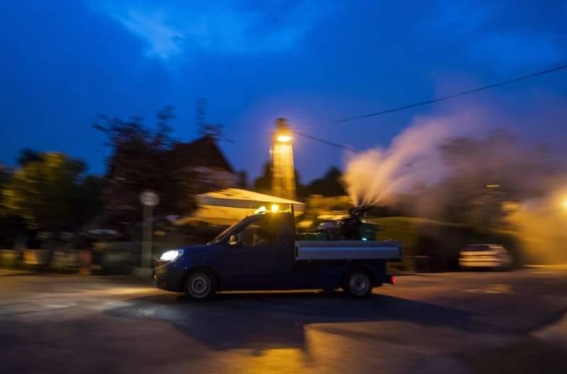 Ψεκασμός για την αντιμετώπιση των ακμαίων κουνουπιών το βράδυ της Πέμπτης στην Κουλούρα