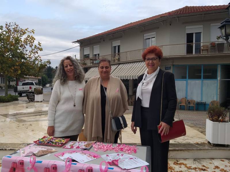Ολοκληρώθηκαν οι δράσεις ευαισθητοποίησης και ενημέρωσης κατά του καρκίνου του μαστού από τον Δήμο Νάουσας