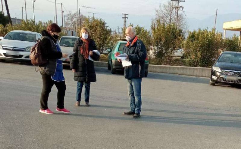 Το Συνδικάτο Γάλακτος Τροφίμων και Ποτών περιόδευσε σε εργοστάσια