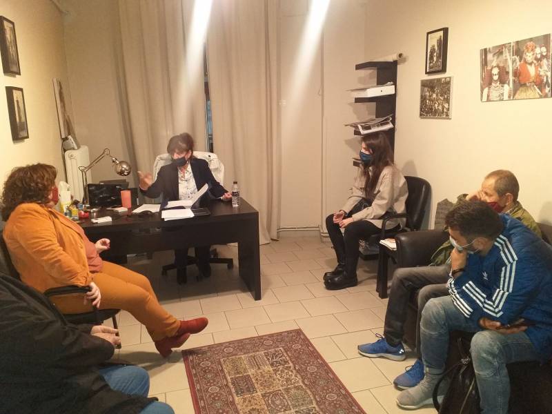 Συνάντηση της Φρόσως Καρασαρλίδου με τον Εμπορικό Σύλλογο Βέροιας