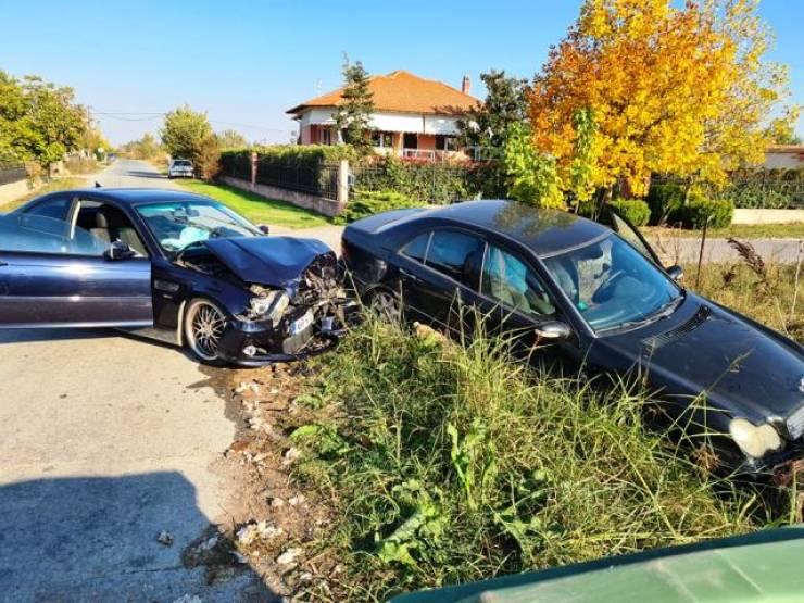 Σύγκρουση αυτοκινήτων στο Λιανοβέργι