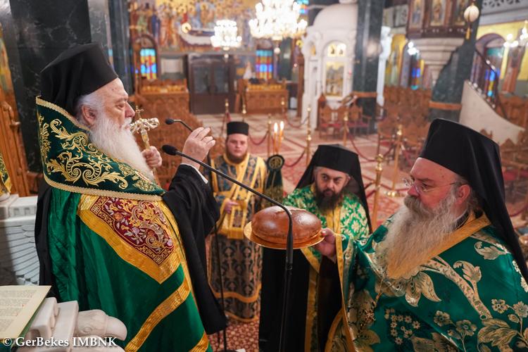 Τελέστηκε ο Πανηγυρικός Εσπερινός του πολιούχου της Βεροίας Οσίου Αντωνίου του Νέου κεκλεισμένων των θυρών