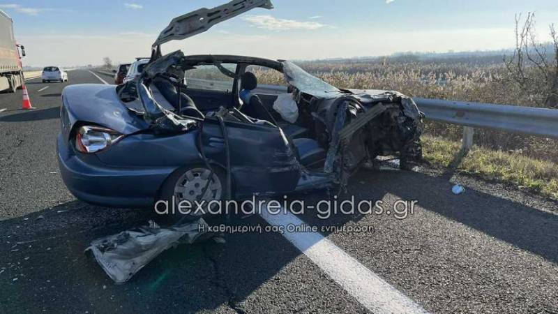Σφοδρή σύγκρουση το πρωί στην Εγνατία