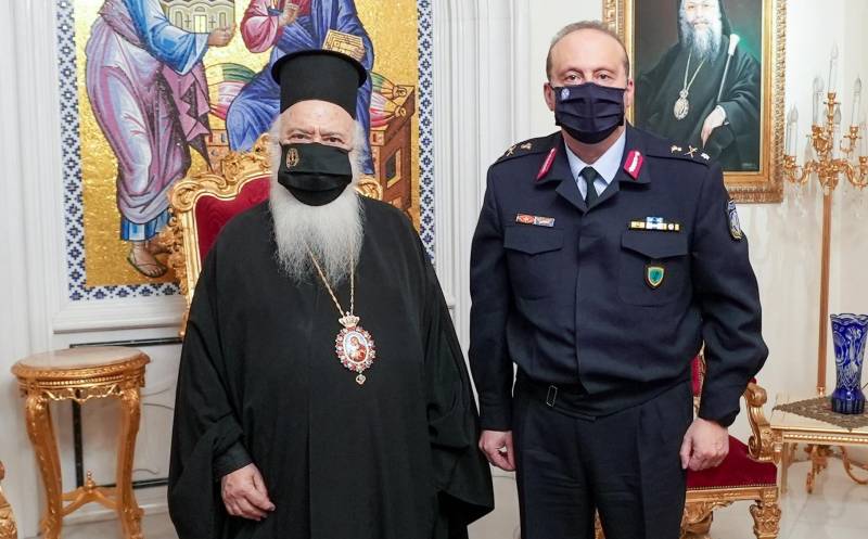 Επίσκεψη του νέου Αστυνομικού Διευθυντή Ημαθίας στον Μητροπολίτη