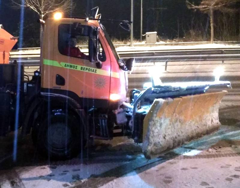 Δήμος Βέροιας: Απολογισμός αποχιονισμού