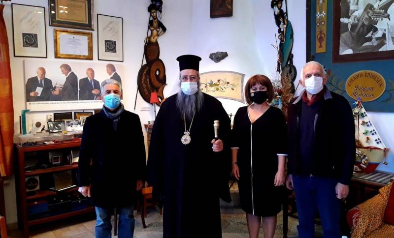Ο Μητροπολίτης Κίτρους επισκέφθηκε το Εθνογραφικό Κέντρο Γιώργη Μελίκη
