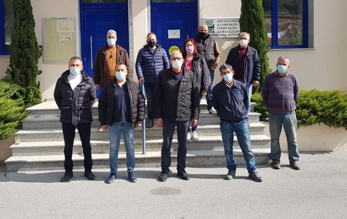 Ο Αντιδήμαρχος Βέροιας Η. Τσιφλίδης στον ΕΛΓΑ για την υποβολή υπομνήματος Αγροτικών Συλλόγων Ημαθίας και Πέλλας
