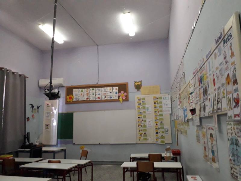 Αντικατάσταση διαδραστικών πινάκων στο 1ο Δημοτικό Σχολείο Μακροχωρίου