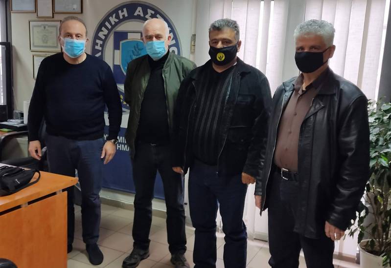 Η διοίκηση της ΕΡΒΑΝ συναντήθηκε με το νέο Αστυνομικό Διευθυντή