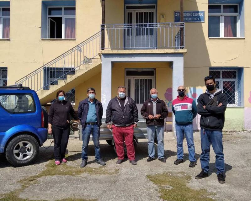 Ανθρωπιστική βοήθεια από Εργατικό Κέντρο Νάουσας και Μαρίνο Αντύπα στους σεισμόπληκτους