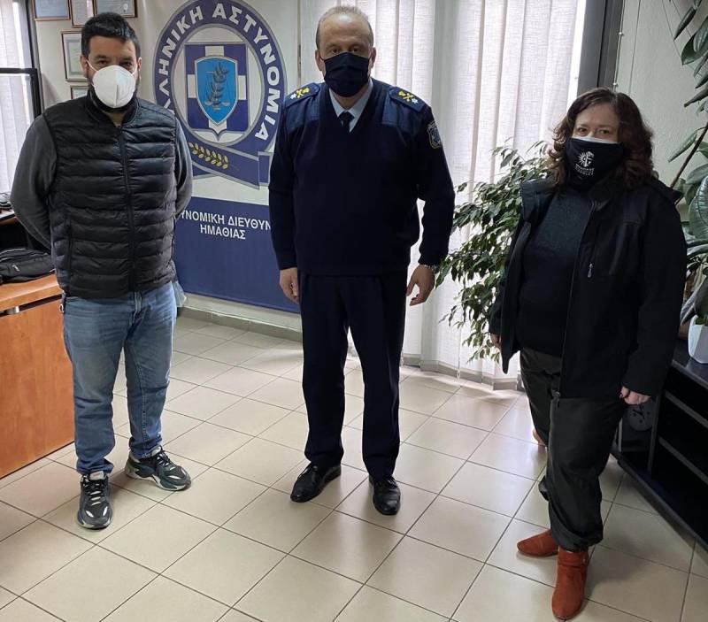 Συνάντηση αντιπροσωπείας του Εμπορικού Συλλόγου Βέροιας με τον Αστυνομικό Διευθυντή