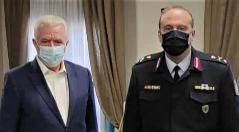 Επίσκεψη του νέου Αστυνομικού Διευθυντή Ημαθίας στον Δήμαρχο Αλεξάνδρειας