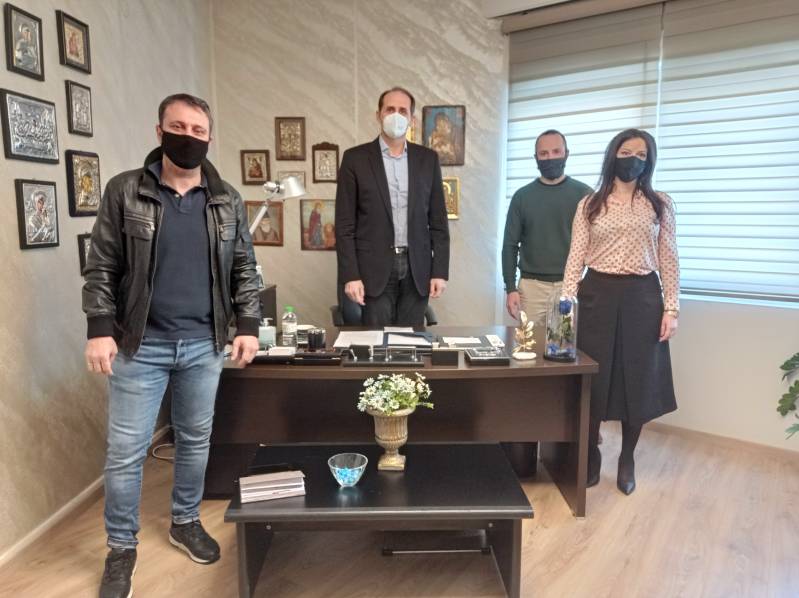 Συνάντηση Βεσυρόπουλου με το ΔΣ του Σωματείου Ιδιοκτητών Καφετεριών Κέντρων Διασκέδασης και Ψυχαγωγίας Βέροιας