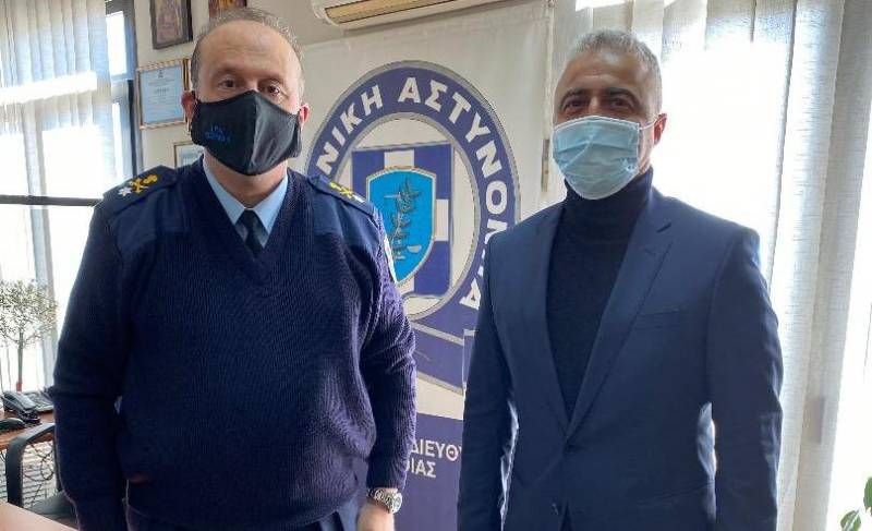 Ευχές στον νέο Αστυνομικό Διευθυντή της Ημαθίας έδωσε ο Λάζαρος Τδαβδαρίδης