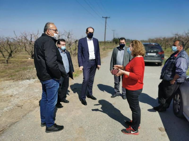 Βεσυρόπουλος: «Ξεκινά άμεσα η καταγραφή των ζημιών από τον παγετό»