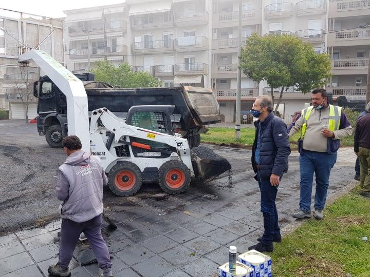 Σε εξέλιξη εργασίες ανακατασκευής των γηπέδων μπάσκετ στη Βίλα Βικέλα