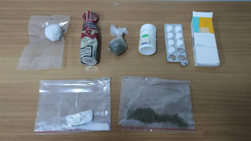 Εντοπίσθηκαν και κατασχέθηκαν ποσότητες κοκαΐνης, κάνναβης και ηρωίνης