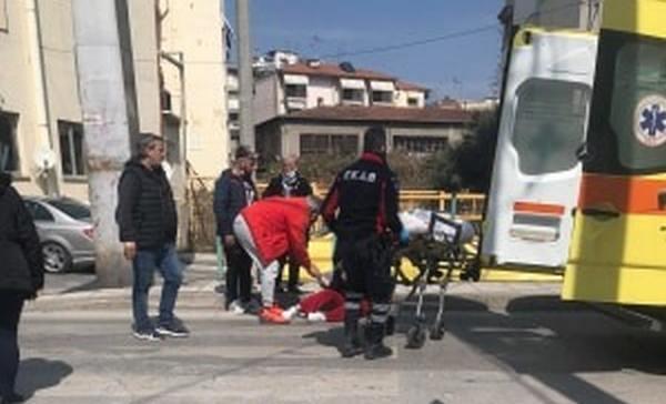 Τροχαίο με τραυματισμό πεζής κοπέλας στην Βέροια