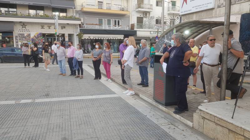 Συλλαλητήριο εναντίον του εργασιακού νομοσχεδίου πραγματοποίησε η ΑΔΕΔΥ στην Βέροια