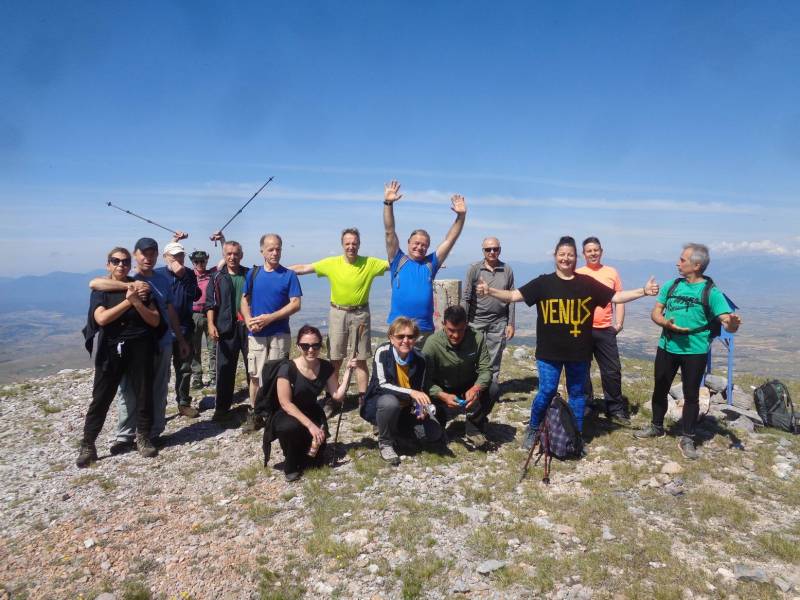 Στην κορυφή Πιπερίτσα με τους Ορειβάτες Βέροιας