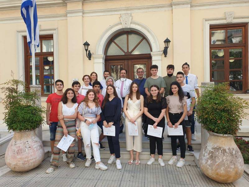 Την ομάδα ρομποτικής του 3ου ΓΕΛ Βέροιας βράβευσε ο δήμαρχος