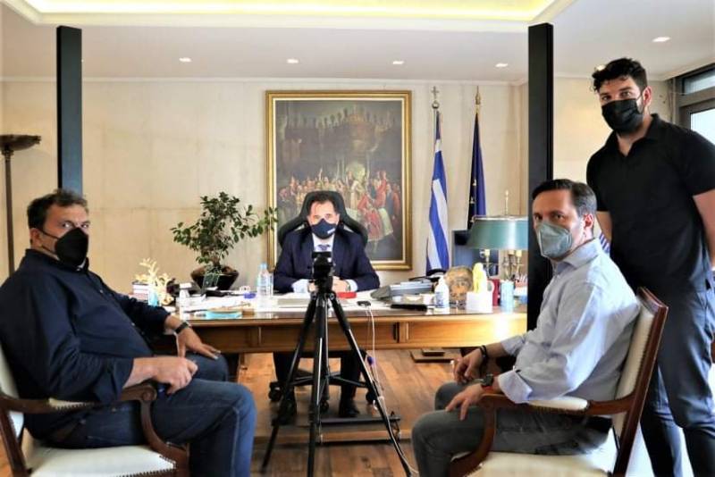 Τα αναπτυξιακά σχέδια του δήμου στο επίκεντρο της συνάντησης Καρανικόλα – Άδωνι Γεωργιάδη