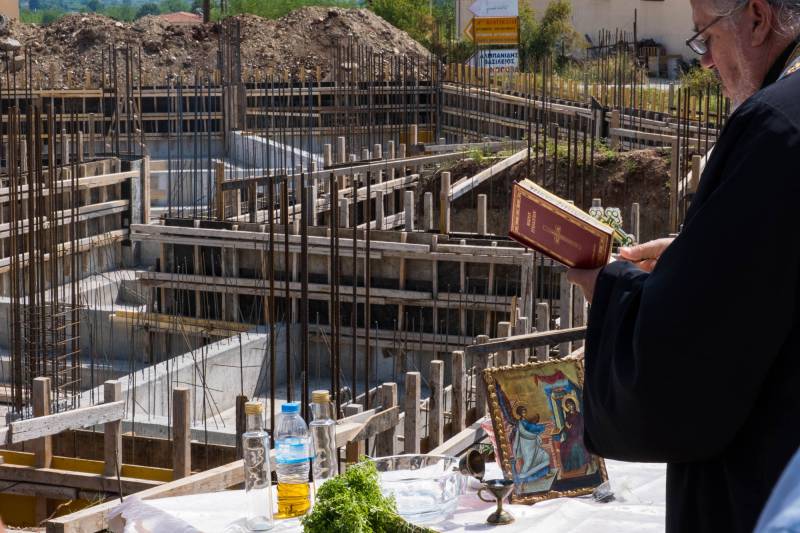Έγινε ο αγιασμός για την κατασκευή του νέου ΚΔΗΦ στην Πατρίδα