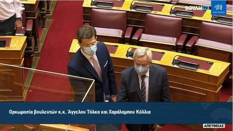 Ορκίστηκε ο Άγγελος Τόλκας