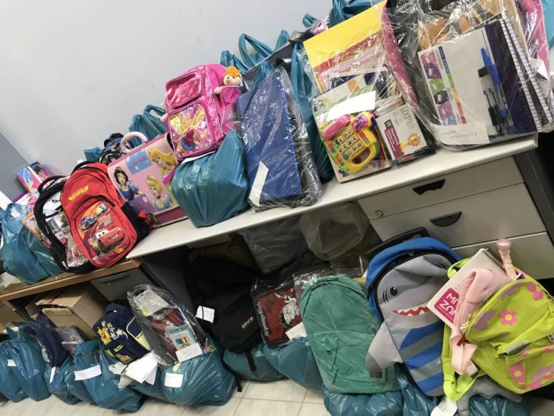Συγκέντρωση Σχολικών ειδών από το Κοινωνικό Παντοπωλείο του δήμου Αλεξάνδρειας