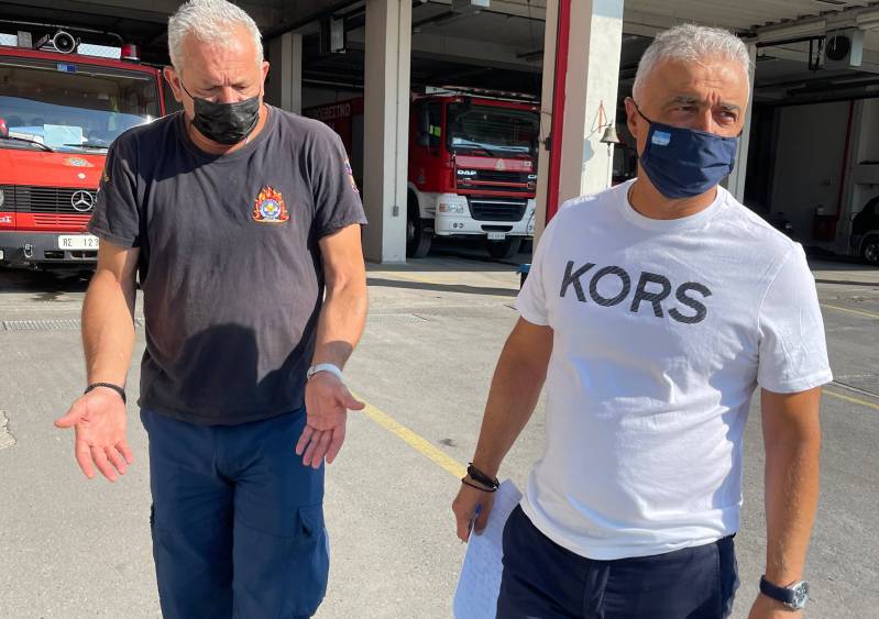 Επίσκεψη Τσαβδαρίδη στην Πυροσβεστική