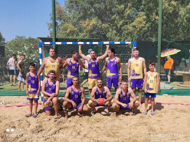 Στον τελικό του beach handball ο Στηβ