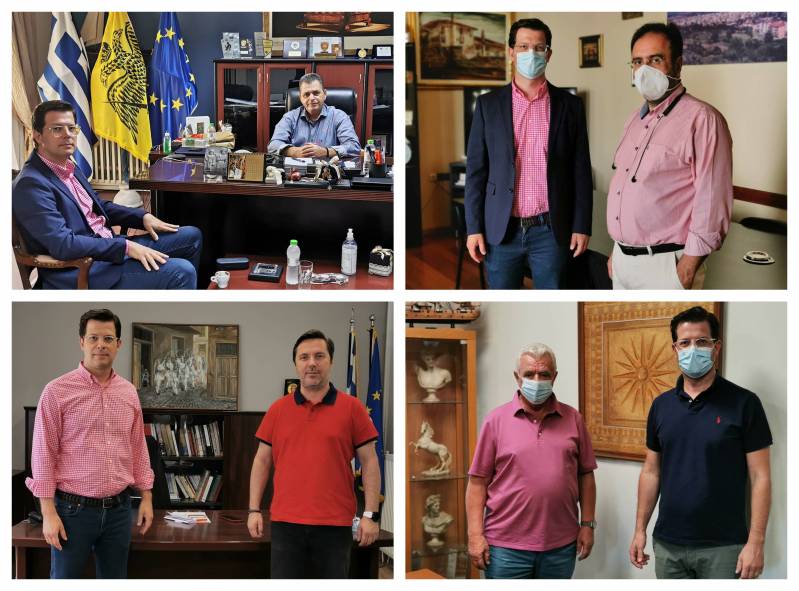 Συναντήσεις του Άγγελου Τόλκα με Αντιπεριφερειάρχη και Δημάρχους Ημαθίας
